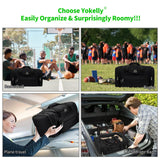 YoKelly Sports Duffel Bag 20 inch for Travel Gym - Black