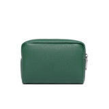 YONBEN Makeup Bag Large Capacity Women's Classic Black Wash Bag Adjustable Partition Wash Brush and Cosmetic Carrying Bag (PU/Forest Green)