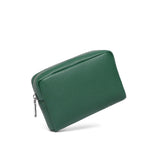 YONBEN Makeup Bag Large Capacity Women's Classic Black Wash Bag Adjustable Partition Wash Brush and Cosmetic Carrying Bag (PU/Forest Green)