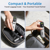 YONCON Digital Luggage Scale – 110lb Portable Suitcase Weight Scale with Backlit LCD, Tare Function, Travel Essentials for Airline Luggage, Backpacks, Outdoor Gear and Shipping Packages