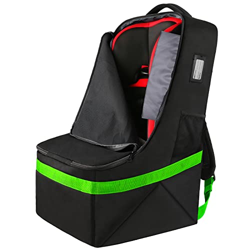 YOREPEK Car Seat Travel Bag, Padded Car Seats Backpack for Air Travel
