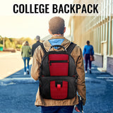 YOREPEK Large Backpack for Men, Extra Large Laptop Backpacks for Men Women, Water Resistant Travel Backpack Airline Approved Business Work Bag Fits 17 Inch Computer, Black