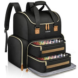 YOREPEK Large Nail Polish Organizer Case Backpack Holds 96 to 100+ Bottles