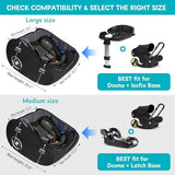 YOREPEK Padded Travel Bag for Doona Car Seat Stroller with isofix Base