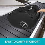 YOREPEK Padded Travel Bag for Doona Car Seat Stroller with isofix Base