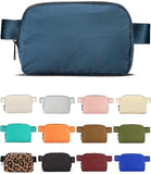 YOSHUYUKI Mini Crossbody Belt Bag - Waterproof Fanny Pack for Women, Fashionable Running Belt Pouch in Navy Blue