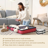 YQBRAO 2PCS Zippered Hard Pouch Double,Portable Waterproof Cosmetic Bag with Zipper,DIY Storage Organizer Bins,Hard Plastic Case,Clear Zipper Bags for Organizing,Pencil Case
