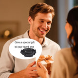 YRMLYMOP Leather Fanny Pack For Men & Women Belt Bag With Adjustable Waist Belt, Lightweight Fanny Pack Comes With Multiple Zippered Pockets Easy Carry Any Phone,Wallet (black)