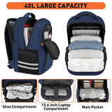 Ytonet Gym Backpack for Men Women, Travel Backpack Fit 15.6 Inch Laptop
