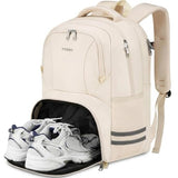 Ytonet Gym Backpack for Women Men, Travel Backpack with Shoe Compartment
