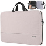 Ytonet Laptop Bag 15.6 Inch, Slim Laptop Case Sleeve Water Resistant Computer Cover for Women, Computer Bags for Women TSA Friendly Compatible with Lenovo HP Dell Notebooks, Baby Pink