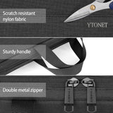 Ytonet Laptop Case 15.6 Inch, Water Resistant Laptop Bag Sleeve for Men Women Slim Coputer Cover TSA Computer Case Carrying Bag with Handle, Compatible with Lenovo HP Dell Apple Notebooks Black