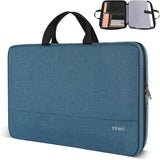 Ytonet Laptop Sleeve Case 15.6 Inch, Slim Water Resistant TSA Carrying Case with Handle, Protective Laptop Cover Compatible with HP Dell Lenovo Asus Notebooks, Gifts for Men Women, Deep Teal