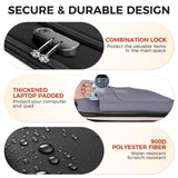 Ytonet Rolling Laptop Bag, Rolling Briefcase for Women with Lock, 17.3 Inch Carry On Laptop Bag with Wheels, Roller Bag with Insulated & Waterproof Pocket, Teacher Bag for Work Travel Business College