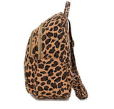 YUNZLAN Ladies Cheetah Print Backpack for Travel School Small Daypacks Leopard Shoulder Bag Purse for Women Girls - Brown Cheetah