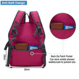 YZAOLL 20L Small Hiking Backpack Lightweight Day Packs, Packable Backpack for Women Men Travel Camping Vacation,Rose