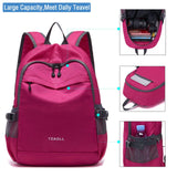 YZAOLL 20L Small Hiking Backpack Lightweight Day Packs, Packable Backpack for Women Men Travel Camping Vacation,Rose