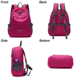 YZAOLL 20L Small Hiking Backpack Lightweight Day Packs, Packable Backpack for Women Men Travel Camping Vacation,Rose