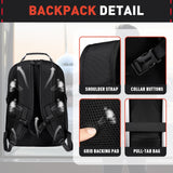 Z - MGKISS 55L Extra Large Travel Backpack, 18.4 Inch Laptop Backpack for Men, Water Resistant, TSA Flight Approved, Business Work Bag with USB Charging Port, Black
