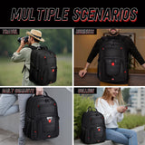 Z - MGKISS Travel Backpack,Extra Large Travel Laptop backpack, Travel Backpack for Men Women with TSA Airline Approved Luggage Bussiness Backpack, Black