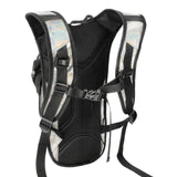 Zavothy Rave Hydration Backpack Lightweight Water Backpack for Cycling Running Hydration Pack Hiking Backpack with 2L Water Bladder White
