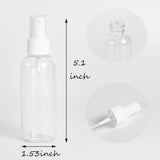 ZEJIA 3 Pack Small Spray Bottle, 2.7oz/80ml Travel Spray Bottle, Empty Fine Mist Spray Bottles, Refillable Mini Spray Bottles with Labels