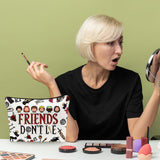 Zengzetong lnfinite Friends TV Show Merchandise Makeup Bag Friends Don't Lie Friendship Merch Gifts for Women Fans Sisters Graduations Valentine Birthdays