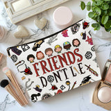Zengzetong lnfinite Friends TV Show Merchandise Makeup Bag Friends Don't Lie Friendship Merch Gifts for Women Fans Sisters Graduations Valentine Birthdays