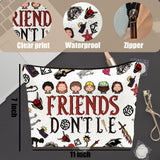 Zengzetong lnfinite Friends TV Show Merchandise Makeup Bag Friends Don't Lie Friendship Merch Gifts for Women Fans Sisters Graduations Valentine Birthdays