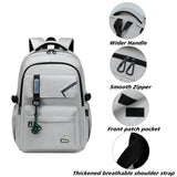 ZHIERNA School Backpack for Boys Middle School Elementary Bookbags for Teens Boys, Waterproof Lightweight Casual Daypack(Black)