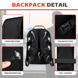ZMMMA Extra Large Travel Laptop Backpack,18.4 inch XXXL Gaming Backpack, TSA Friendly College Daypack Big Capacity Heavy Duty Business Suitcase Daypack Bag Port for Men/Women - Black