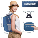 ZOMAKE Ultra Lightweight Hiking Backpack 20L, Packable Small Backpacks Water Resistant Daypack for Women Men(Navy Blue)