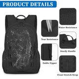 ZOMFELT Hiking Backpack for Women Men, 15L Lightweight Packable Backpack for Trip, Water Resistant Small Travel Backpacks, Foldable daypack for Hiking, Walking, Cycling, Camping, Black