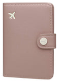 ZOPPEN Passport Holder Women, Passport Cover Travel Wallet Rfid Blocking Passport Wallet Cover Case Travel Essentials Document Organizer, Dusty Pink