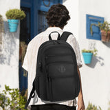 ZUBOND Unisex Black Backpack for School, Lightweight Boys Girls Backpack Fits 15.6 Inch Notebook, Water Bottle Pocket - Ideal for Teens, College Students, Adults