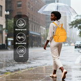 ZURV Small Size Nylon Waterproof Backpacks for Women Fashion Cute College Backpack Accommodates 14 - Inch Laptops Suitable for Daily Commuting Shopping and Hiking Men Use