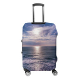 ZXDSKGYN Travel Luggage Cover Atlantic Ocean Elasticity Washable Baggage Covers Suitcase Protector Fits 18 - 32 Inch Luggage