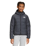 THE NORTH FACE Girls' Reversible North Down Hooded Jacket, TNF Black, Medium - backpacks4less.com