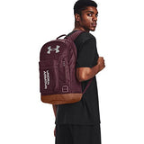 Under Armour Adult Halftime Backpack , Dark Maroon (600)/Metallic Silver , One Size Fits All