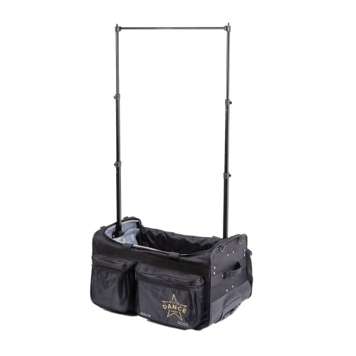 Professional Garment Duffel Bag for Dancer, 28 Inch Dance Bag with Garment Rack and Wheels for Competition, Collapsible, Water Resistant Premium Exterior Nylon Fabric - backpacks4less.com