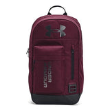 Under Armour Halftime Backpack, (601) Dark Maroon/Black/Metallic Black, One Size Fits All