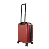 Mia Toro Italy Manta Hardside Carry-on, Silver, One Size