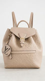 Louis Vuitton Women's Pre-Loved Louis Vuitton Beige Empreinte Montsouris PM Backpack, Beige, Tan, One Size