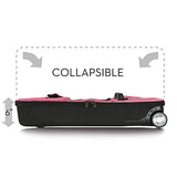 Travolution® – Newly Designed Garment Rack 28 inch Duffel with Wheels, Collapsible Lightweight Drop-Bottom Dance Costume Travel Luggage, Pink/Black… - backpacks4less.com