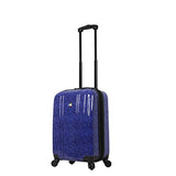 Mia Toro Italy Gita Hardside Spinner Carry-on, Blue, One Size