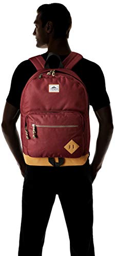 Steve Madden Young Men’s classic backpack Accessory, oxblood, n/a - backpacks4less.com