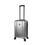 Mia Toro Italy Manta Hardside Carry-on, Silver, One Size