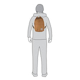 Carhartt Mini Backpack, Everyday Essentials Daypack for Men and Women, Brown - backpacks4less.com