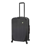 Mia Toro Italy Compaz Hard Side 24" Spinner Luggage, Black, One Size