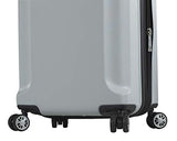 Mia Toro Italy Moda Hardside 28 Inch Spinner Luggage, Gunmetal, One Size